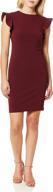 👗 calvin klein solid sheath dress for women logo