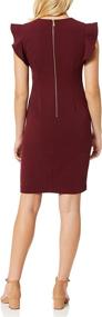 img 1 attached to 👗 Calvin Klein Solid Sheath Dress for Women