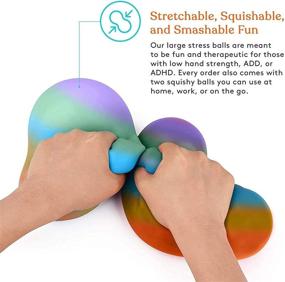 img 2 attached to Vibrant and Fun Squeezable Dexterity Novelty & Gag Toys by Special Supplies