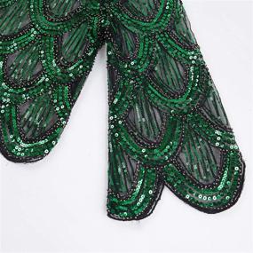 img 1 attached to BABEYOND Sequin Gatsby Beaded Evening Women's Accessories for Scarves & Wraps