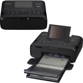 img 3 attached to 🖨️ Компактный фотопринтер Canon SELPHY CP1300: струйный лазерный принтер с функцией Bluetooth и беспроводной печати, в комплекте с набором бумаги Canon KP-108IN и USB-кабелем – черный.
