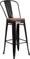 taylor logan black antique metal barstool logo