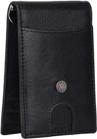 img 4 attached to Antonio Valeria Premium Men's Accessories: Minimalist Style with Built-in Blocking Technology