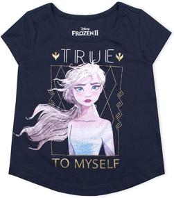 img 3 attached to 👧 Disney Frozen II T Shirts 3-Pack for Girls and Toddlers featuring Princess Elsa and Anna