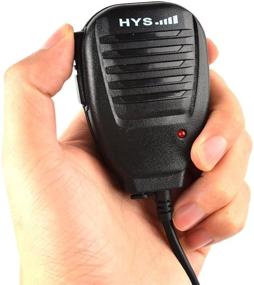 img 2 attached to 📻 HYS Walkie Talkie Handheld Speaker Mic with Shoulder Microphone - Two Way Radio Accessories for BaoFeng UV-5R 5RA 5RB 5RC 5RD 5RE 5REPLUS 3R+ (2 Pack)