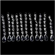 💎 jiangsheng style 30pcs acrylic crystal beads garland chandelier hanging wedding party celebration decoration … (style 1) logo