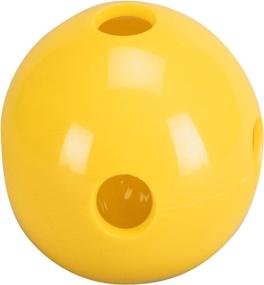 img 2 attached to Pack of 48 Total Control 🏀 Sports Hole Balls, 70g, Vibrant Yellow Color