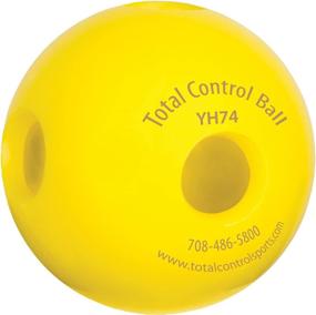 img 1 attached to Pack of 48 Total Control 🏀 Sports Hole Balls, 70g, Vibrant Yellow Color