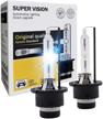 socal-led 2x d2s hid bulbs 35w ac factory xenon hid headlight direct replacement 6000k crystal white logo