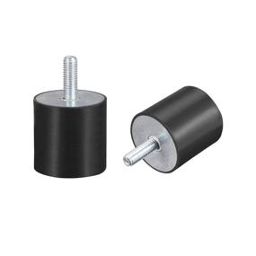 img 4 attached to Uxcell Vibration Isolators Cylindrical Absorber Power Transmission Products