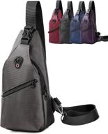 waterproof crossbody shoulder backpack by amhoo логотип