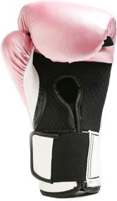 img 1 attached to 🥊 Everlast Elite Pro Style Training Gloves: Pink/White 12 oz - Perfect for effective workouts