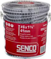 💨 senco 06a162p duraspin# 6 by 1-5/8" drywall to wood collated screw (1,000 per box): the ultimate fastening solution logo