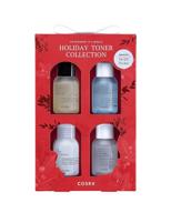 cosrx holiday vibes toner set (1.01/30ml 4 toners): soothe, hydrate, brighten, and minimize pores for oily/combination skin logo