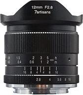 7artisans 12mm f2.8 aps-c wide angle manual fixed lens for sony e-mount cameras: compatible with sony nex-6r, nex-7, a3000, a5000, a5100, a6000, a6300, a6500 logo