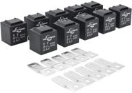 10 pack mictuning spdt relays - dc 12v 30/40 amp 5 pin led light bar replacement relays logo