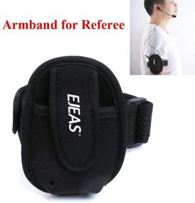 img 4 attached to 🎧 Vnetphone Sports Armband: Adjustable Absorb Sweat Running Bag for MP3, V4, V6, FBIM, Referee Intercom Headset - Stay Connected During Workouts!