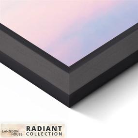 img 1 attached to 🖼️ Enhance Your Photos with the Langdon House 5x7 Black Picture Frame from the Radiant Collection