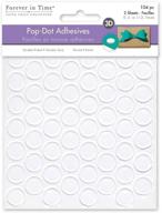 🎨 forever in time 3d pop dots: round dual-adhesive foam mount - 1/2-inch (104 per package) logo