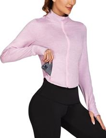img 4 attached to COOrun Jacket Womens Training Sleeve Sports & Fitness