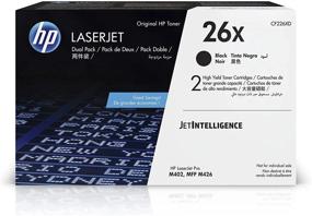 img 4 attached to 🖨️ High Yield Black Toner-Cartridges HP 26X (CF226XD) - Compatible with HP LaserJet Pro M402 Series, M426 Series