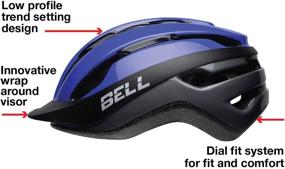 img 1 attached to Enhance Safety while Riding with Bell Contour Adult Bike Helmet