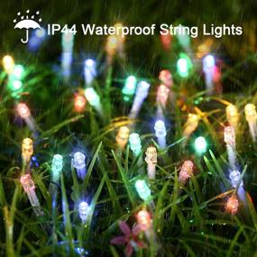 img 2 attached to Lyhope LED Christmas Lights, 8 Modes 65.6ft 200 LED String Lights with ETL Certified Adapter for Outdoor &amp; Indoor, Xmas Tree Wedding Party Bedroom Pastel Decoration, Multi-Color Fairy Christmas Lights