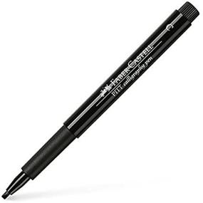 img 3 attached to 🖋️ Faber-Castell Pitt Chisel Nib Calligraphy Pens: Black 2.5mm Precision for Eloquent Writing