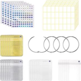 img 4 attached to 🎨 200-Piece Diamond Painting Tools Set: Storage Container, Resealable Bags, Round Binding Rings, Number Stickers, and Sticker Labels - Diamond Art Accessories Kit