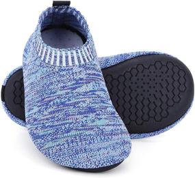 img 4 attached to 👶 KKIDSS Non Slip Lightweight Toddler Slippers for Boys - Shoes and Slippers in One