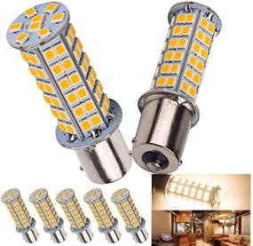 img 4 attached to 💡 Super Bright 1141 Interior Light Bulbs BA15S 1156 80 SMD LED 1003 RV Camper Trailer - Warm White, 900 Lumens