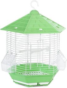 img 2 attached to 🐦 SP31997GREEN Prevue Pet Products Bali Bird Cage in Green - Optimize Your Search