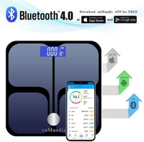 img 2 attached to 📱 Upgrade Premium Smart Scales for Body Weight and Fat with Wireless Bluetooth, Fitness and Health Tracking Body Composition Monitor - iOS Android APP Supported, Auto Recognition