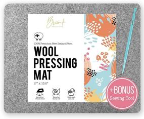 img 4 attached to 🧵 Briink Collective 100% New Zealand Wool Pressing Mat: Portable Ironing Board for Quilting & Sewing - Includes Bonus Sewing Tool (17" x 13.5")