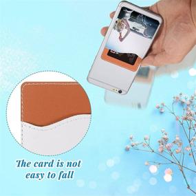 img 1 attached to Sublimation Leather Adhesive Stickers Holding Cell Phones & Accessories