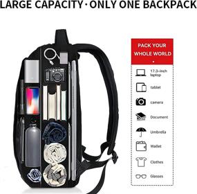 img 2 attached to 🎒 CrossGear CR 8112BKXL: Versatile Backpack with Built-in Charging Functionality