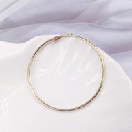 💫 stylish 60mm big hoop earrings set - gold & silver, hypoallergenic jewelry for women, girls - perfect mother's day gifts! logo