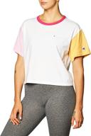 optimized search: women's champion cropped tee logo