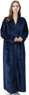 🛀 cozy bathrobes with fleece pockets and full-length zipper: ultimate comfort and convenience logo