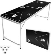 🍻 6-foot portable folding beer pong / flip cup table with 6 balls included - gopong логотип