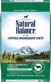 img 4 attached to 🐶 Top-Rated Natural Balance Limited Ingredient Diet Adult Dry Dog Food with Healthy Grains - Rich Protein Choices Include Salmon, Duck, Lamb, Beef, or Chicken