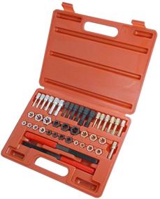 img 1 attached to Universal Ctooltool 42-Piece Thread Chaser Set for Rethreading Repair - Fractional and Metric Thread Restorer Kit