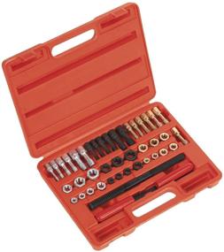 img 4 attached to Universal Ctooltool 42-Piece Thread Chaser Set for Rethreading Repair - Fractional and Metric Thread Restorer Kit