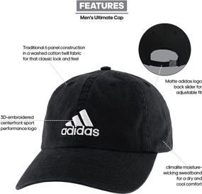 img 3 attached to Adidas Ultimate Relaxed Adjustable Black
