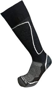 img 4 attached to 🧦 Оставайтесь теплыми на склонах с нашими носками Ultimate Socks: мужские середней плотности носки из мериносовой шерсти для горных лыж и сноуборда.