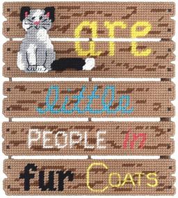 img 1 attached to Janlynn Cats Pallet Ables Plastic Canvas