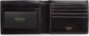 img 1 attached to Bosca Leather Collection Continental Wallet Cognac Men's Accessories