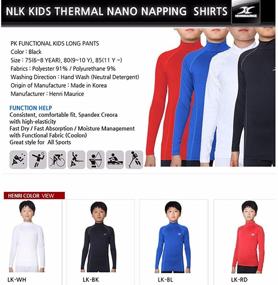 img 3 attached to Thermal Underwear Turtleneck Shirts Compression