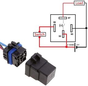 img 2 attached to Запасные части для выключателей и реле SupportTM Truck Motor Socket водонепроницаемые.