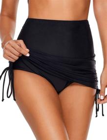 img 1 attached to Luyeess Womens Waisted Ruched Tankini